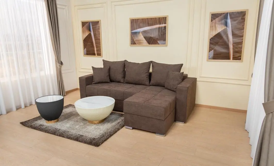 Colțar Extensibil Claudia XXS Memory Maro - Lemon 28 Interschimbabil 7