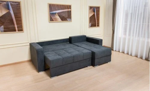 Colțar Extensibil Claudia XXS Memory Negru - Lemon 30 Interschimbabil