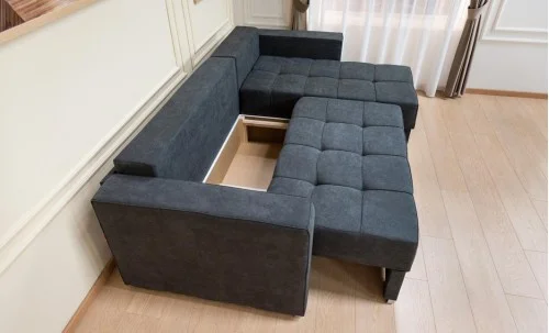 Colțar Extensibil Claudia XXS Memory Negru - Lemon 30 Interschimbabil