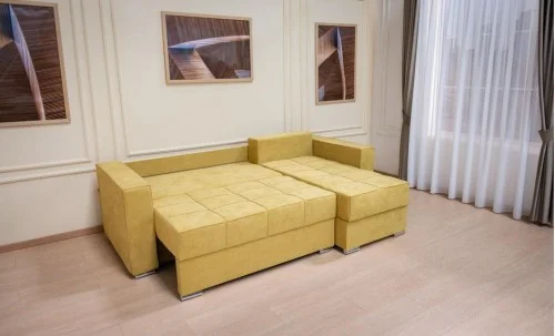 Colțar Extensibil Claudia XXS Memory Galben - Lemon 43 Interschimbabil