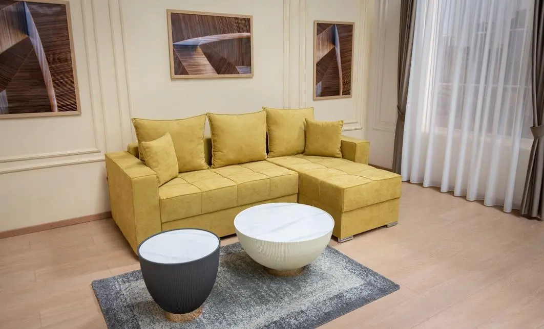 Colțar Extensibil Claudia XXS Memory Galben - Lemon 43 Interschimbabil 9