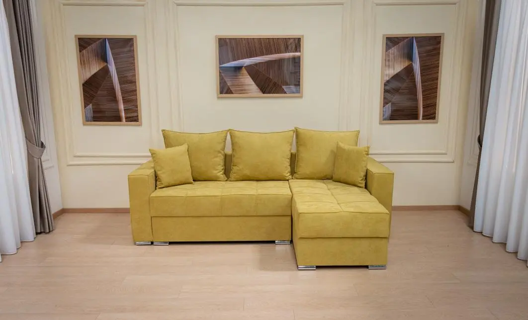 Colțar Extensibil Claudia XXS Memory Galben - Lemon 43 Interschimbabil