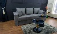 Canapea Extensibilă Claudia Memory Mini, Gri 5
