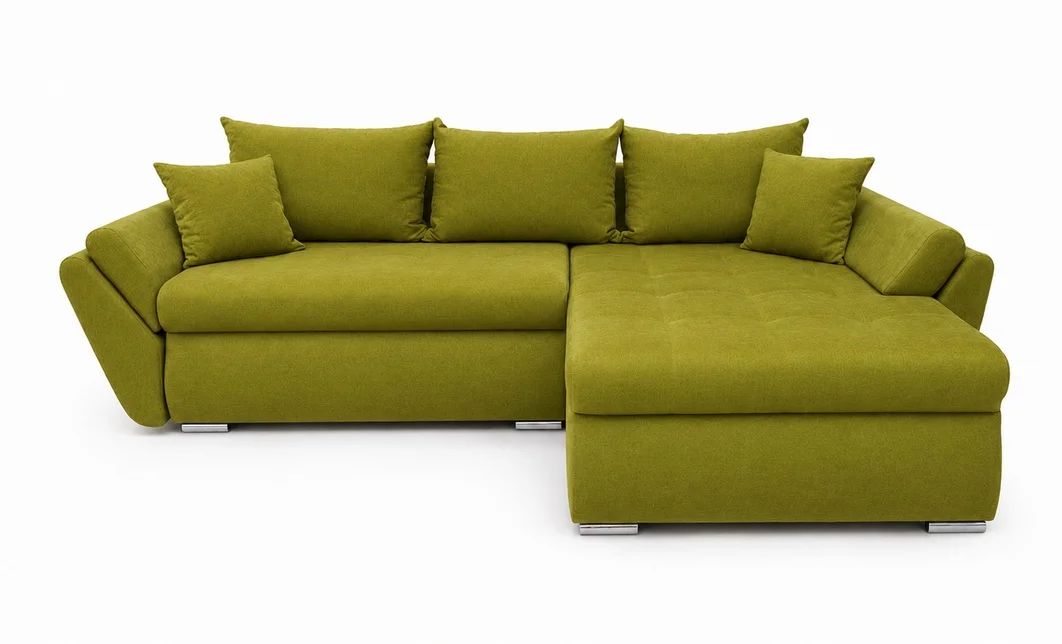 Colțar Extensibil Confort cu Spumă HR, Verde Olive 4