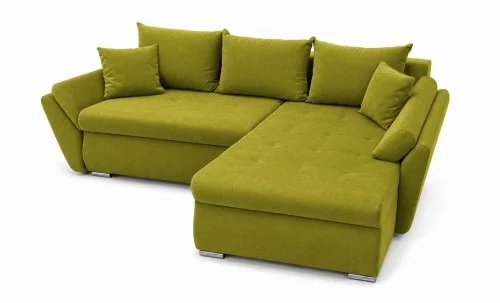 Colțar Extensibil Confort cu Spumă HR, Verde Olive