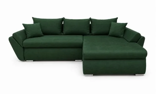 Colțar Extensibil Confort cu Spumă HR, Verde Smarald