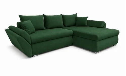 Colțar Extensibil Confort cu Spumă HR, Verde Smarald