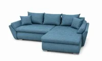 Colțar Extensibil Confort cu Spumă HR, Albastru Mediteranean 3
