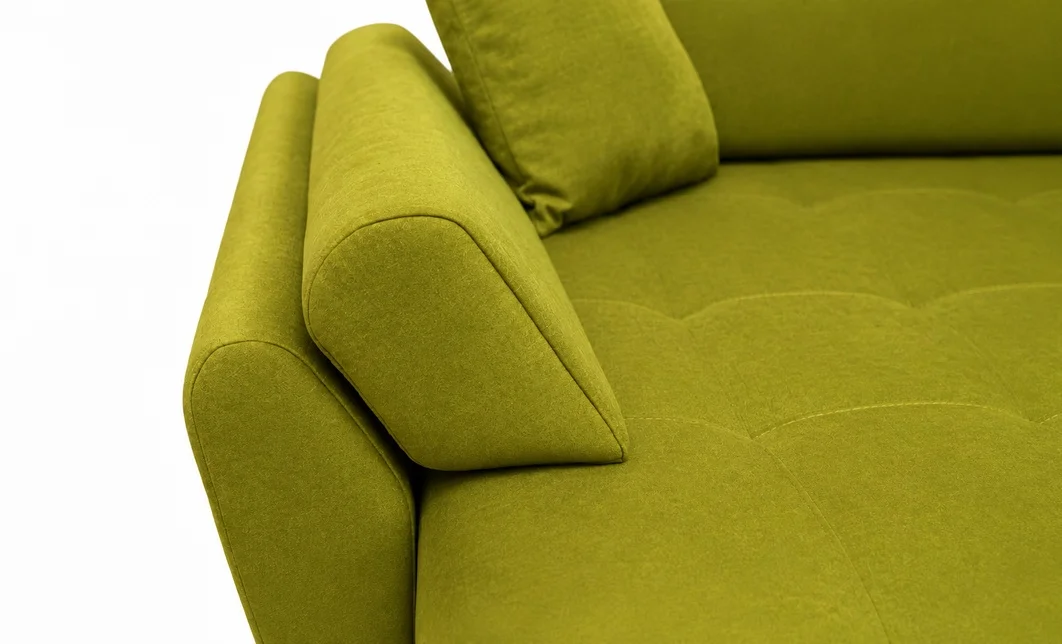 Colțar Extensibil Confort U cu Spumă HR, Verde Olive 8