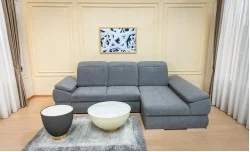Colțar Extensibil Denver 2 Gri Deschis- Vega 33 Dreapta