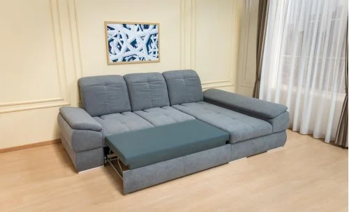 Colțar Extensibil Denver 2 Gri Deschis- Vega 33 Dreapta