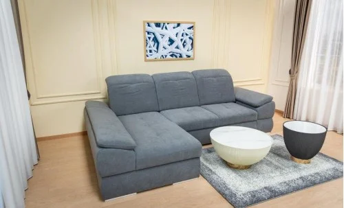 Colțar Extensibil Denver 2 Gri Deschis- Vega 33 Stânga