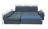 Colțar Extensibil Denver 2 Gri - Vega 35 Stânga 2
