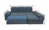 Colțar Extensibil Denver 2 Gri - Vega 35 Dreapta 2