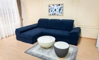Colțar Extensibil Denver 2 Albastru Închis - Vega 39 Stânga