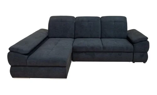 Colțar Extensibil Denver 2 Negru - Vega 70 Stânga