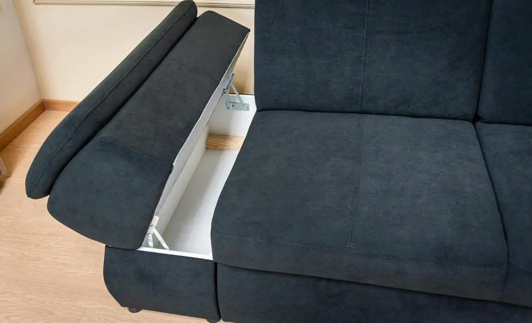Colțar Extensibil Denver 2 Negru - Vega 70 Dreapta 9