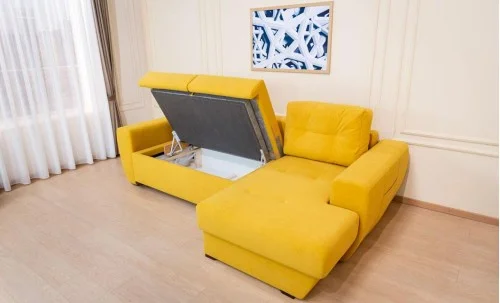 Colțar Extensibil Edison Galben - Vega 13 Dreapta