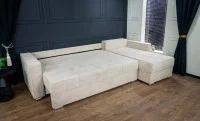 Colțar Extensibil Claudia XXL Bonell Bej Deschis - Aragon 3 