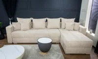 Colțar Extensibil Claudia XXL Bonell Bej Deschis - Aragon 3 