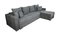 Colțar Extensibil Claudia Mare XXL Memory Gri - Aragon 80, Interschimbabil