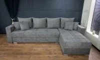 Colțar Extensibil Claudia Mare XXL Memory Gri - Aragon 80, Interschimbabil
