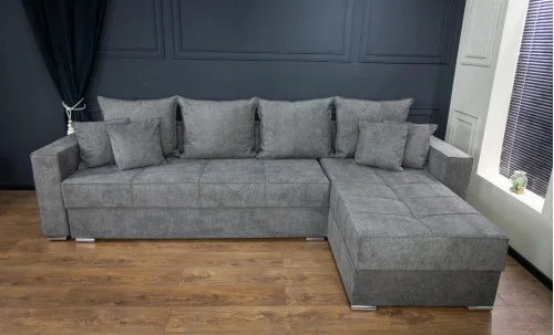 Colțar Extensibil Claudia Mare XXL Memory Gri - Aragon 80, Interschimbabil