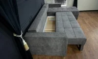 Colțar Extensibil Claudia Mare XXL Memory Gri - Aragon 80, Interschimbabil 6
