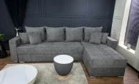 Colțar Extensibil Claudia Mare XXL Memory Gri - Aragon 80, Interschimbabil