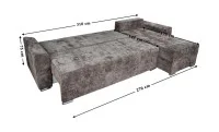 Colțar Extensibil Barcelona XXL Bonell Maro - Kim 4 6