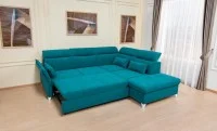 Colțar Extensibil Barry Turcoaz - Vega 25 Dreapta