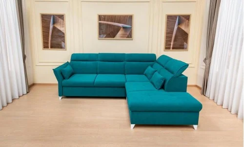 Colțar Extensibil Barry Turcoaz - Vega 25 Dreapta