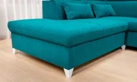 Colțar Extensibil Barry Turcoaz - Vega 25 Stânga
