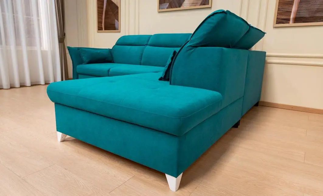 Colțar Extensibil Barry Turcoaz - Vega 25 Dreapta