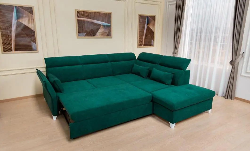 Colțar Extensibil Barry Verde - Vega 27 Dreapta