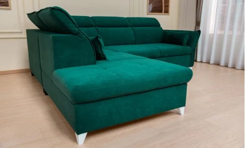 Colțar Extensibil Barry Verde - Vega 27 Stânga