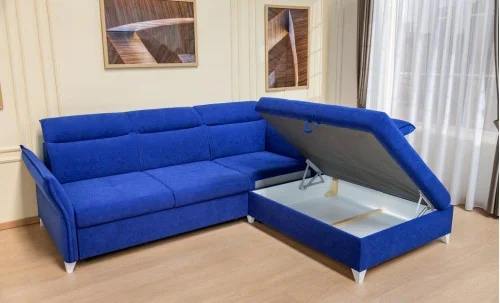 Colțar Extensibil Barry Albastru - Vega 38 Dreapta