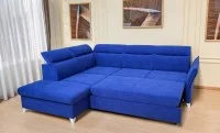Colțar Extensibil Barry Albastru - Vega 38 Stânga