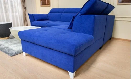 Colțar Extensibil Barry Albastru - Vega 38 Dreapta