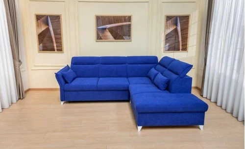Colțar Extensibil Barry Albastru - Vega 38 Dreapta