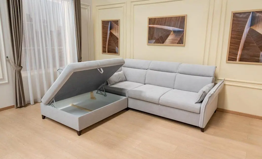 Colțar Extensibil Barry Gri Deschis - Vega 04 Stânga 5
