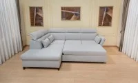 Colțar Extensibil Barry Gri Deschis - Vega 04 Stânga