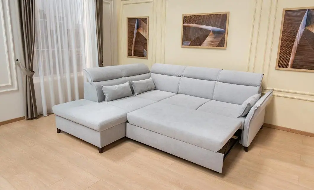 Colțar Extensibil Barry Gri Deschis - Vega 04 Stânga 6