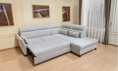 Colțar Extensibil Barry Gri Deschis - Vega 04 Dreapta