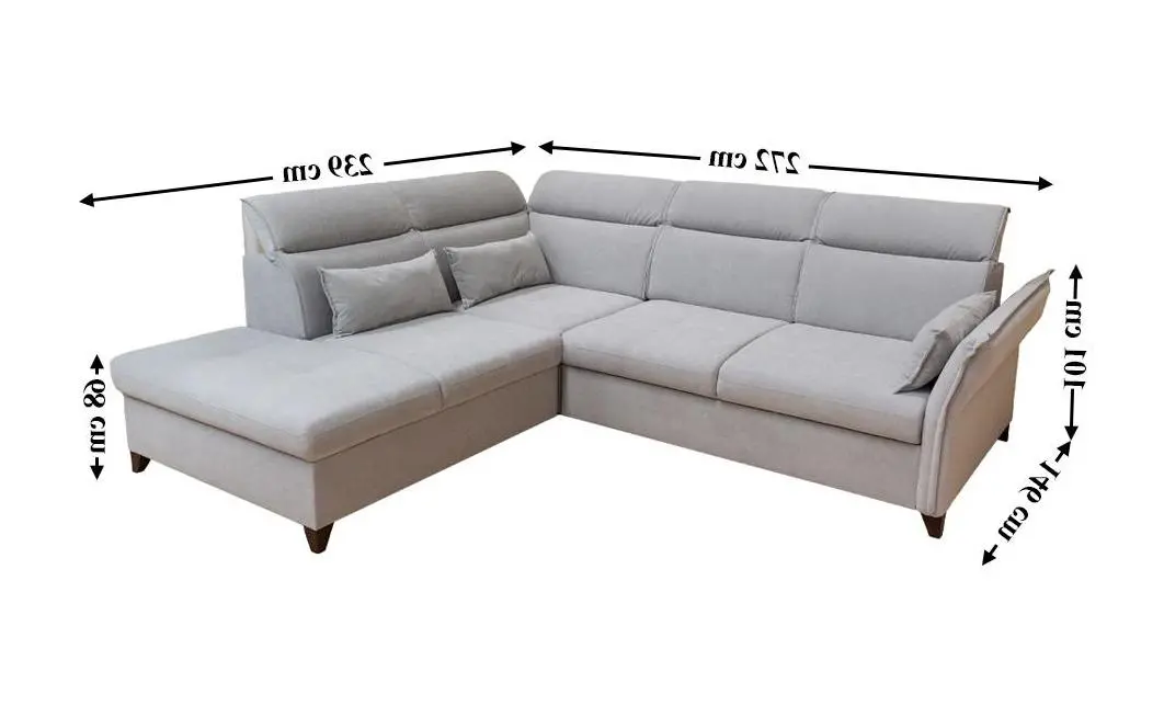 Colțar Extensibil Barry Gri Deschis - Vega 04 Stânga 3