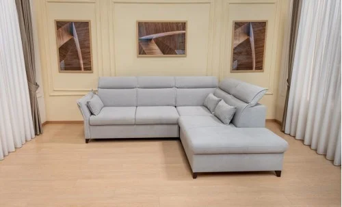 Colțar Extensibil Barry Gri Deschis - Vega 04 Dreapta