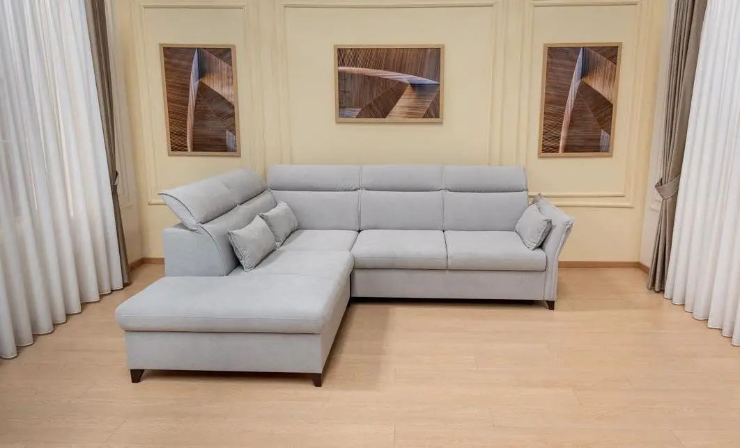 Colțar Extensibil Barry Gri Deschis - Vega 04 Stânga 9