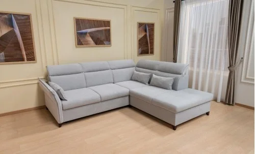 Colțar Extensibil Barry Gri Deschis - Vega 04 Dreapta