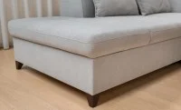Colțar Extensibil Barry Gri Deschis - Vega 04 Stânga