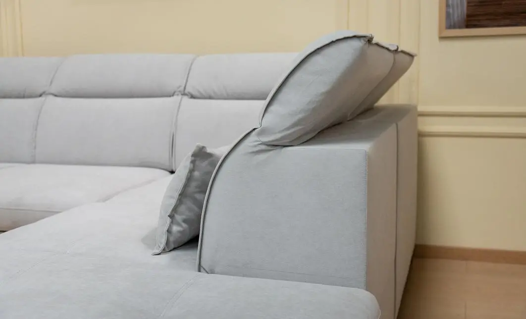 Colțar Extensibil Barry Gri Deschis - Vega 04 Dreapta
